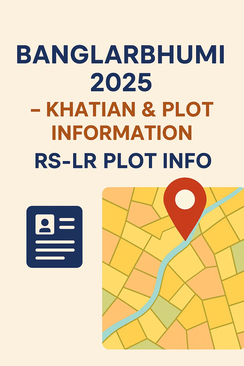 Banglarbhumi 2025 – Khatian & Plot Information, RS-LR Plot Info
